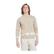 Altea Herr Crew Neck Tröja Beige, Herr