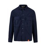 Aspesi Casual Shirt Ce90 G329 Blue, Herr