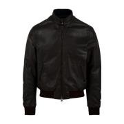 The Jack Leathers Elvis Läderjacka Brown, Herr