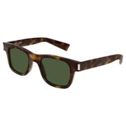 Saint Laurent SL 564 Solglasögon i Havana/Grön Brown, Unisex