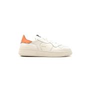 RUN OF Vita Låga Sneakers för Män White, Herr