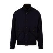 Moorer Herrjacka Modell Carlos-Kn DK BLU Blue, Herr