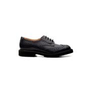 Tricker's Navy Haas Platta Skor Blue, Herr