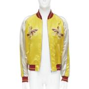 Saint Laurent Vintage Pre-owned Satin ytterklder Yellow, Dam