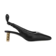 Boyy Svarta Puffy Läderpumps Black, Dam