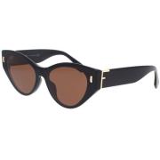 Fendi Fendi First Cat Eye Solglasögon Black, Dam