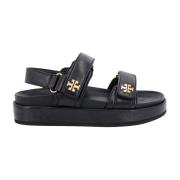 Tory Burch Flat Sandals Black, Dam