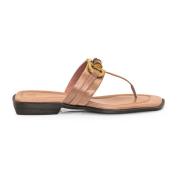 Jeffrey Campbell Bora-Bora Platta Sandaler Pink, Dam