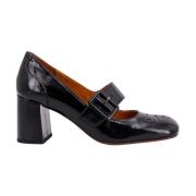 Chie Mihara Eleganta svarta lackpumps Black, Dam