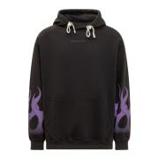 Vision OF Super RAC Flames Hoodie Black, Herr