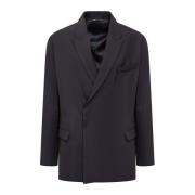 Costumein Elegant Blå Dubbelknäppt Blazer Blue, Herr