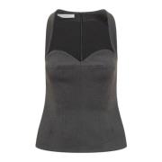 Philosophy di Lorenzo Serafini Top Stil - Trendig och Mode Gray, Dam