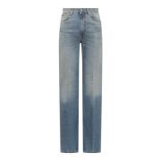 Dondup Straight Jeans Blue, Dam