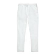 Polo Ralph Lauren Elastisk Midja Prepster Byxor White, Herr