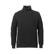 Busnel Turtleneck Tröja, Yves Pulstover Black, Herr