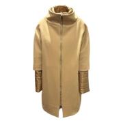 Herno Beige Oversized Ullblandad Kappa Beige, Dam