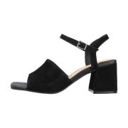 Clarks High Heel Sandals Black, Dam