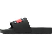 Tommy Jeans Sliders Black, Dam