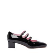 Carel Svarta Paris-inspirerade pumps med klack Black, Dam