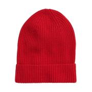 Brooks Brothers Röd ull- och kashmirbeanie Red, Herr