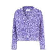 Samsøe Samsøe Lila Cardigan Aria Purple, Dam