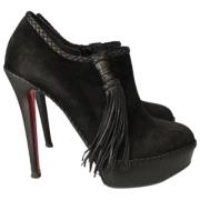 Christian Louboutin Pre-owned Pre-owned Mocka stvlar Black, Dam