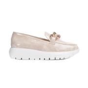 Wonders Iris Tie Dye Patentläder Moccasin Beige, Dam