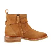 Clarks Ankle Boots Brown, Dam