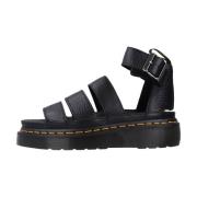 Dr. Martens Clarissa II Quad Platta Sandaler Black, Dam