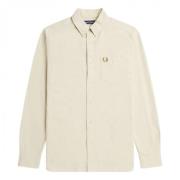 Fred Perry Oxford Skjorta Regular Fit Beige, Herr