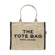 Marc Jacobs Shopper väska med logotyp Beige, Dam