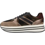 Geox Stiliga Dam Sneakers Brown, Dam