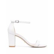 Stuart Weitzman Högklackade sandaler White, Dam