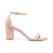 Stuart Weitzman Högklackade sandaler Pink, Dam