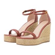 Stuart Weitzman Modern Espadrillekil Brown, Dam