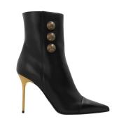 Balmain Klackade ankelboots Roni Black, Dam