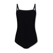 MM6 Maison Margiela Bodysuit med axelband Black, Dam