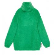 Gucci Grön Mohair Jumperklänning Green, Dam