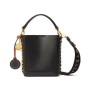 Stella McCartney Stilren Bucket Bag Black, Dam