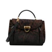 Salvatore Ferragamo Pre-owned Pre-owned Tyg axelremsvskor Brown, Unise...