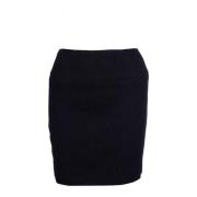 Chanel Vintage Pre-owned skirt Black, Dam