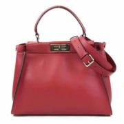 Fendi Vintage Pre-owned Läder fendi-vskor Red, Dam