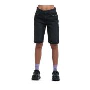 Amish Denim Shorts Black, Dam