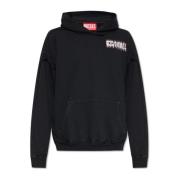 Diesel S-Boxt-Hood hoodie Black, Herr