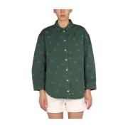 Kenzo Skjorta med logotyp Green, Dam