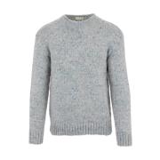 Phil Petter Round-neck Knitwear Blue, Herr