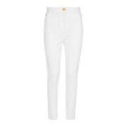 Balmain Slim fit jeans White, Dam