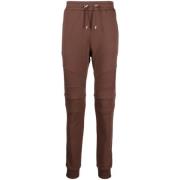 Balmain Stiliga Bruna Slim Fit Sweatpants Brown, Herr