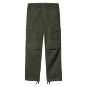 Carhartt Wip Vanliga Cargo Byxor i Garment-Dyed Moraga Twill Green, He...