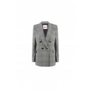 Aniye By Rutig Dubbelknäppt Blazer Gray, Dam